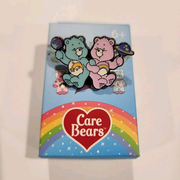 Loungefly Care Bears Cheer and Wish Bear with Planets Pin Blind Box NEW Opened - Picture 10 of 10